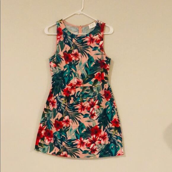 Floral Print Dress Skater - Picture 6 of 7